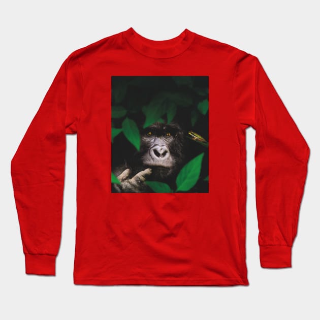 GORILLA & FROG Long Sleeve T-Shirt by karadoc